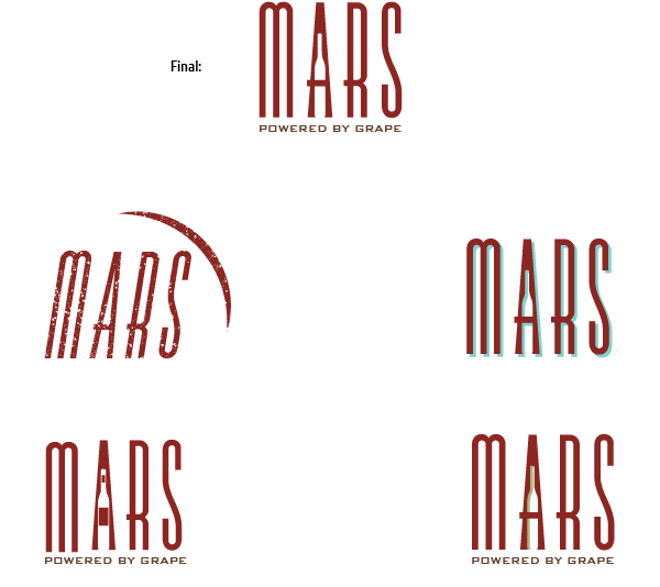 mars wine bar logo final and concepts