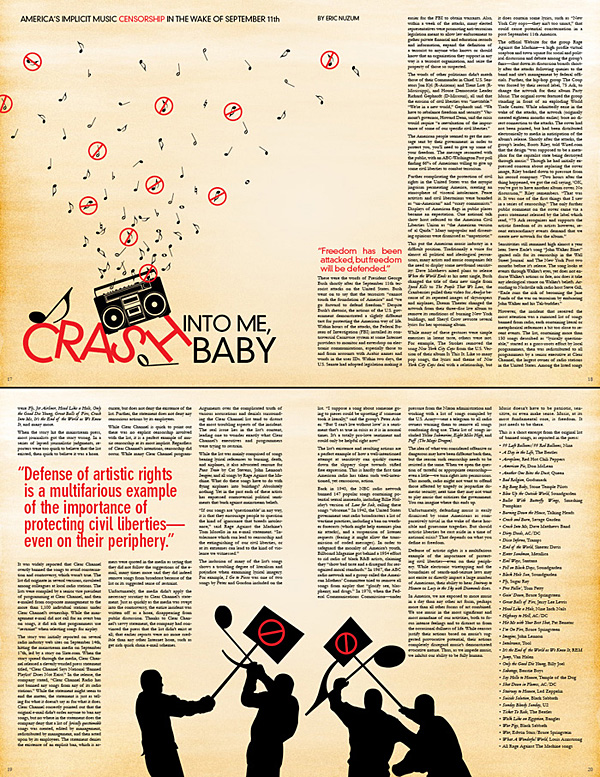 musical freedom article layout